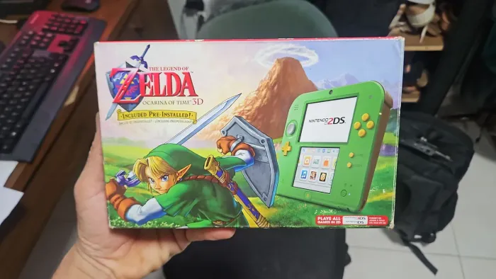 Nintendo 2ds desbloqueado edição zelda