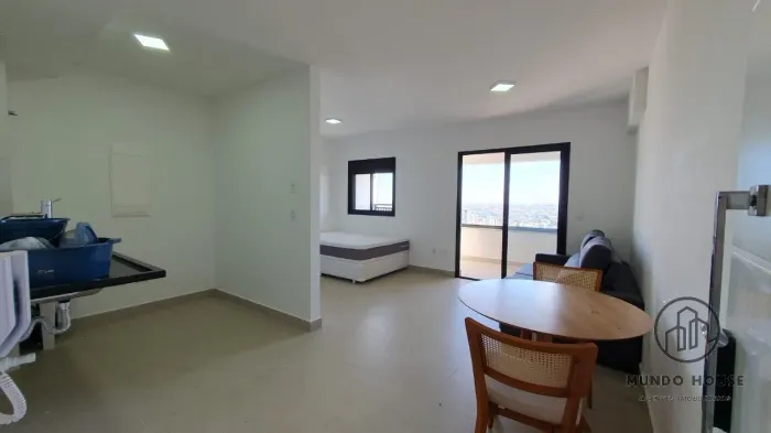 Apartamento para alugar na rua do Mercadão Campolim com varanda gourmet