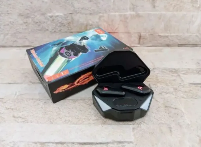 Fone gamer bluetooth Tws x15 a prova d'água e microfone ( com a caixa ) 