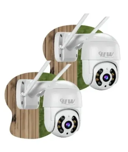 Camera Speed Dome Wi-fi e Cabo Lan Kit c/ 4 unidades.