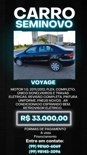 Volkswagen Voyage 1.0/1.0 City MI Total Flex 8V 4P 2012