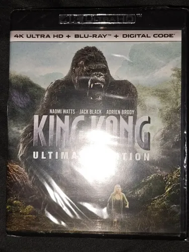 Blu ray 4k King Kong dublado lacrado