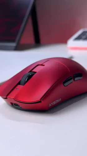 Mouse Kysona Jupiter Ultra Vermelho