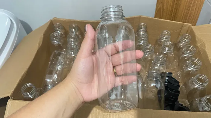 Garrafa descartável 500ml