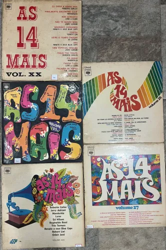 Discos de Vinil As 14 mais (valor da unidade)