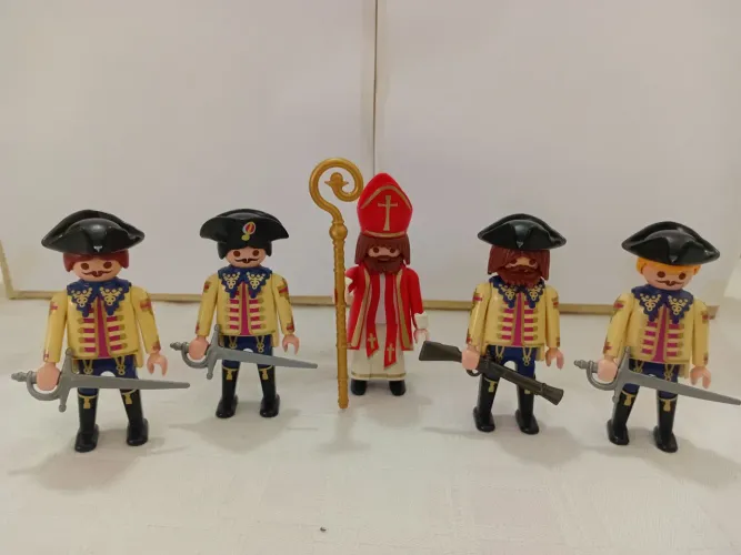 Playmobil Cardeal Richelieu, Dartagnan e 3 Mosqueteiros