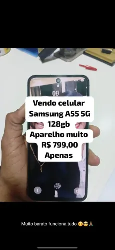 Vendo Samsung A55, 5G completo R$ 899,00 apenas