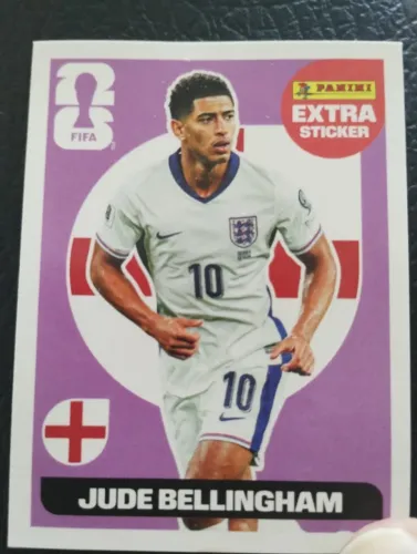 Figurinha Jude Bellimgham Legend Extra Sticker Copa 2026 Lilás