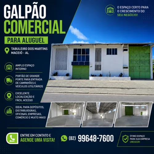 Galpão para aluguel