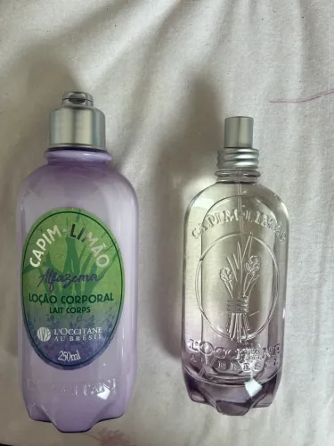 Kit L'Occitane au Brésil Capim-Limão Alfazema (Colônia + Loção Corporal) - Novos!