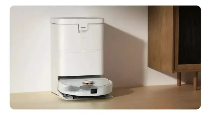 Robô Aspirador Xiaomi H50 10000Pa Branco 127V Com Base Auto Limpeza