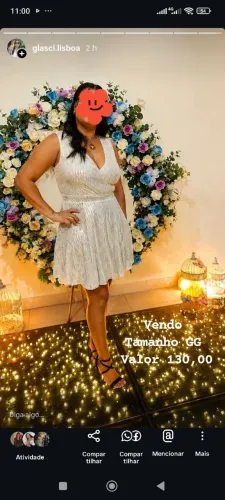 Semi novo, tamanho GG, valor 140,00