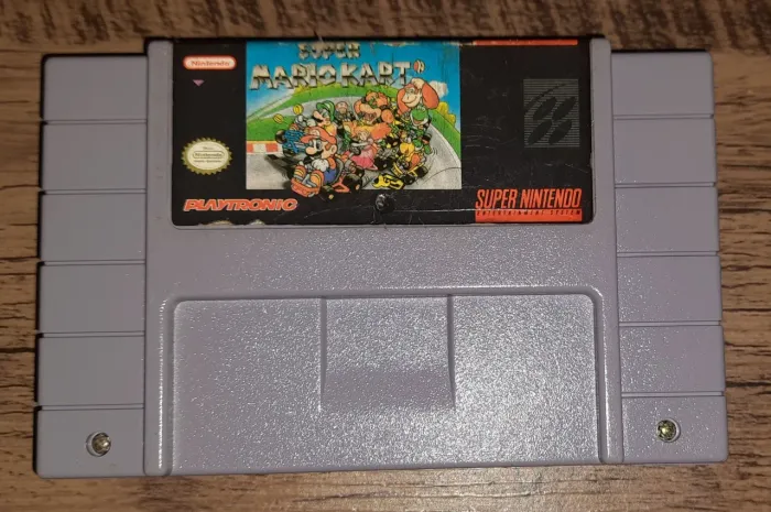 Cartucho Super Mario Kart snes playtronic original 
