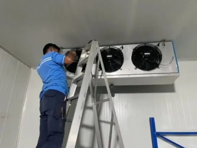 manutenção de câmara fria