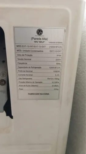 Vendo ar condicionado 12.000 1.1000 R$