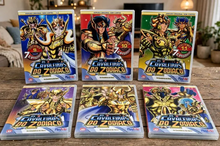 DVD Os cavaleiros do zodíaco episódios - Saint Seiya