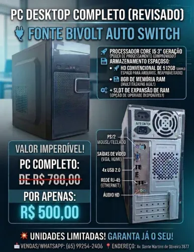 Computador para escritório