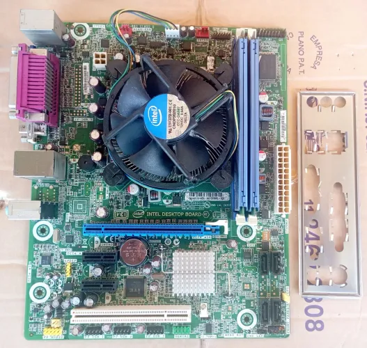 Kit placa mãe + i3 + 4GB ram 
