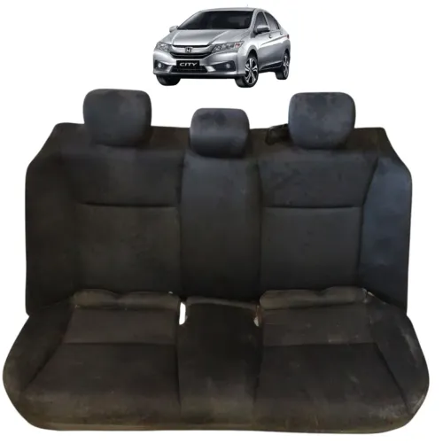 Banco Traseiro Encosto Assento Tecido Honda City 2015 2016 Preto
