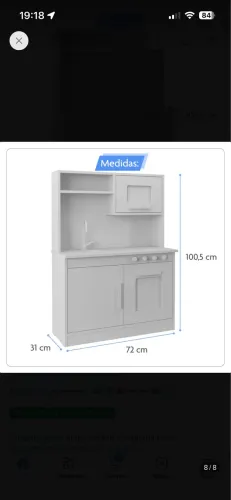 Cozinha infantil de mdf