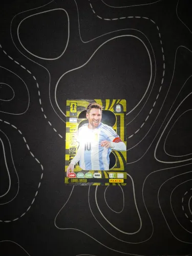 Carta Lionel Messi Golden Baller #1 Panini Adrenalyn XL Copa do Mundo 2026 Argentina
