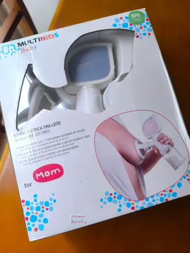 Bomba Tira Leite Elétrica Multikids Baby - R$95