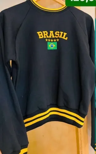 Blusa moletom Brasil 