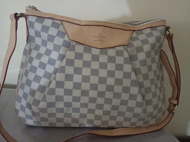 Bolsa Louis Vuitton Siracusa Damier Azur