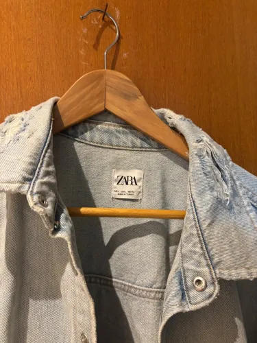 Jaqueta Jeans ZARA - Masculina