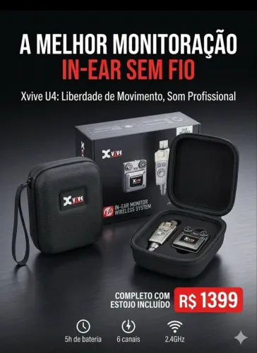 Xvive U4: A Melhor Escolha em Monitoramento In-Ear Sem Fio