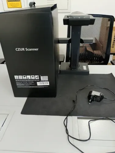 Czur Et18 Pro Scanner De Livros Preto Para Digitalização - Em Excelente Estado!