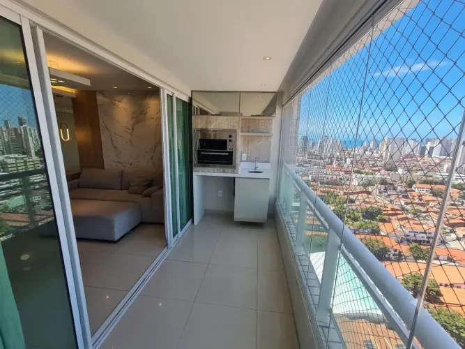 Apartamento Cobertura Vista Mar com 4 Quartos