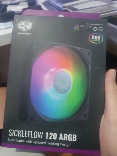 2x fans sickleflow 120 ARB coolermaster 100 reais cada 1