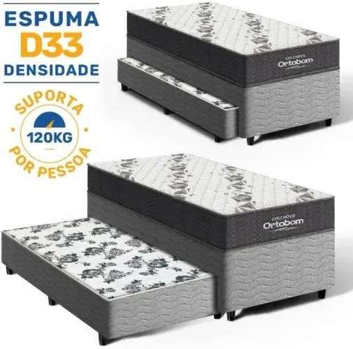 Cama Auxiliar Solteiro Nova - Ideal para Hóspedes