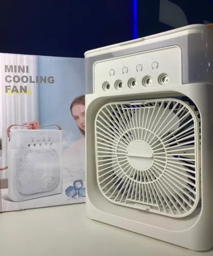 Mini ventilador portátil umidificador