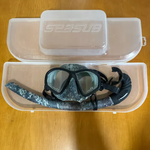 Máscara mergulho Camo Seasub