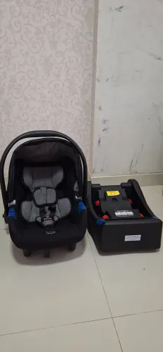 Bebê Conforto Com Base Para Carro Burigotto Touring X De 0 Até 13 Kg Preto kit
