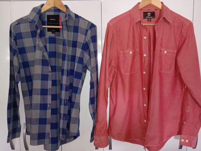 Lote Brechó Masculino Reserva John John Gap Timberland Hollister Hering Tam P M