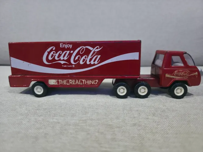 CAMINHÃO DE METAL COCA-COLA - BUDDY L (MADE IN JAPAN)