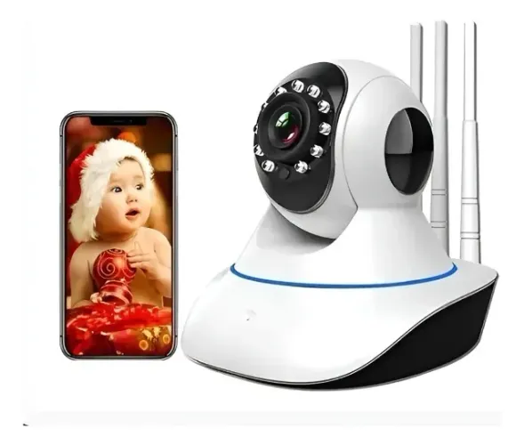 Câmera Segurança It-Blue SC-B8 Ip 1080p 2.0 Megapixel Wifi Audio 3 Antenas