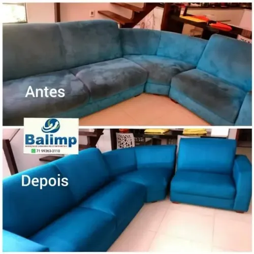 Lavagem a seco de sofá serviço profissional