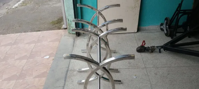 Base mesa aço inox