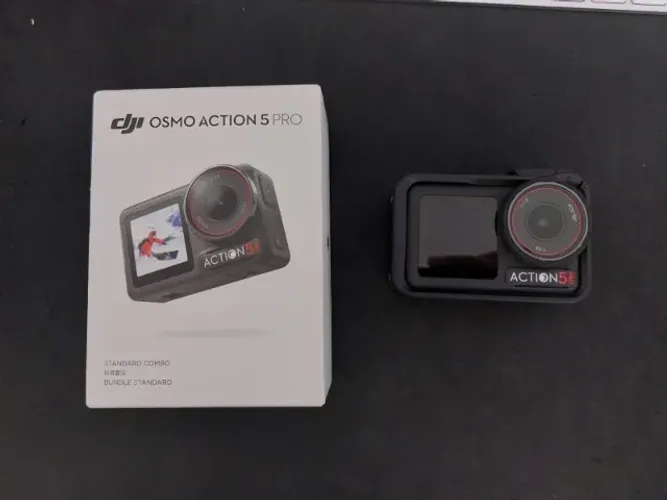 Câmera Osmo Action 5 Pro Standard Combo Dji (usada)