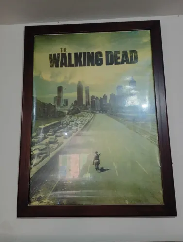 Quadro THE WALKING DEAD acabamento perfeito