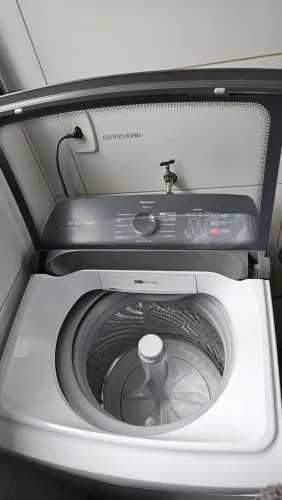 Lavadora de roupas brastemp 12kg cesto inox automática 110v 12 programas de lavagem