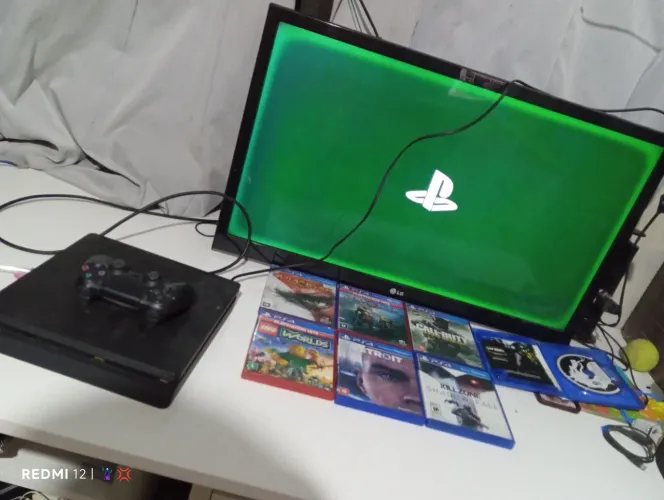 Ps4+ vários jogos+controle (ler descrição)