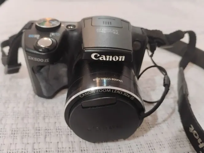 Câmera Canon SX500 IS ZOOM LENS 30X