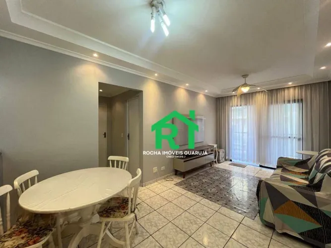 Apartamento com 2 quartos (1 suíte), 1 vaga e lazer à venda em Enseada, Guarujá