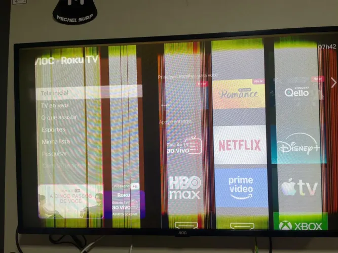 Smart TV AOC Roku 43? Full HD - 43S5195/78G - COM DEFEITO