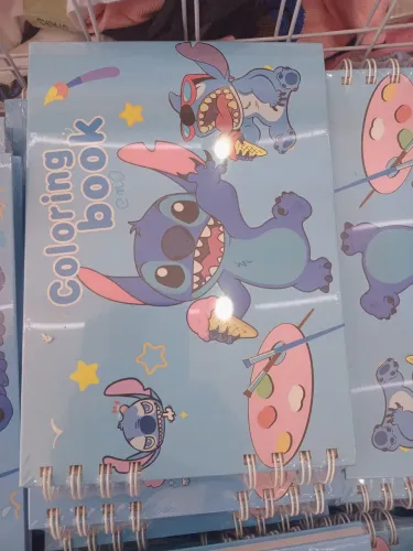 Caderno de colorir do Stitch